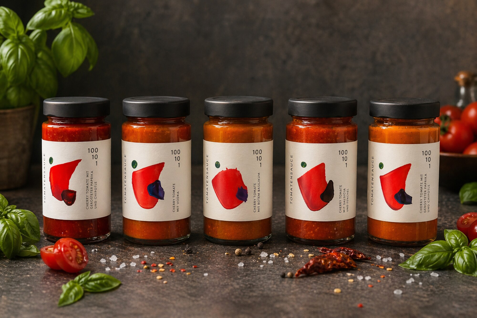 100·10·1 Tomatensaucen — Sterneküche im Glas